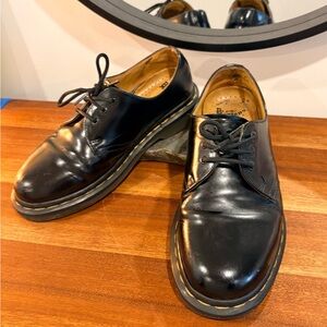 *Vintage* 2012 Dr. Martens 1461 Black Smooth Leather Oxfords EU 38 | US 7